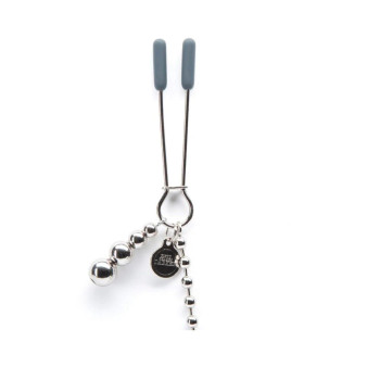 Fifty Shades Darker At My Mercy Beaded Chain Nipple Clamps - 5060462633920