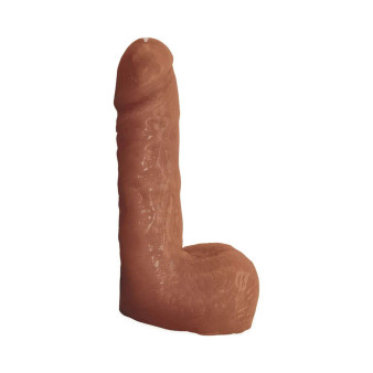 Natural Realskin Squirting Penis #1 Brown Dildo - 782631284102