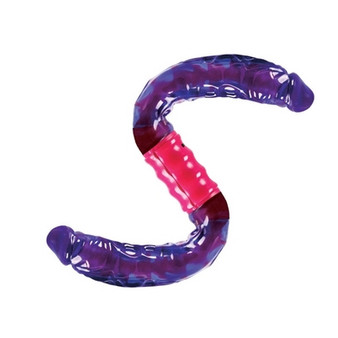 Dual Vibrating Flexi-Dong Purple