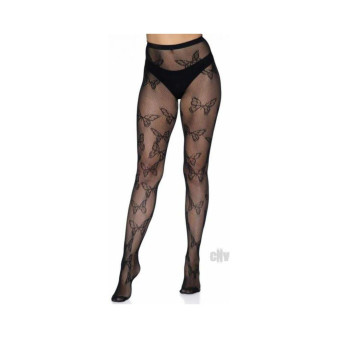 Butterfly Net Tights Os Black