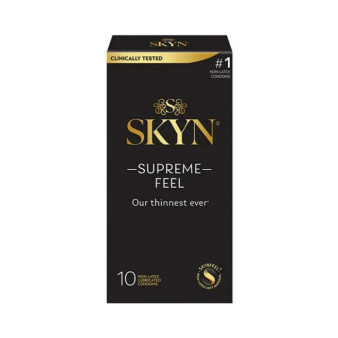 Lifestyles Skyn Supreme Feel Condoms - Pack Of 10 Lifestyles Skyn Supreme Feel Condoms - Pack Of 10