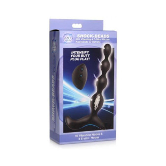 Zeus Shock Beads W/remote Black