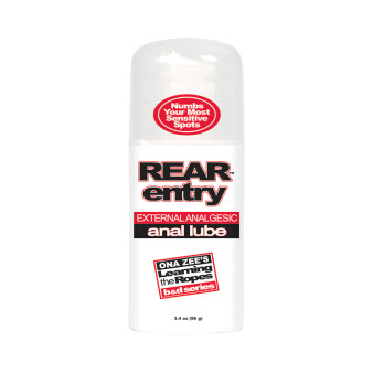 Ona Zees Rear Entry Desensitizing Anal Lube 3.4oz.