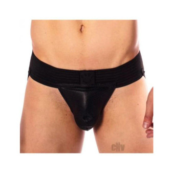 Prowler Red Hole Punch Jock Blk Md