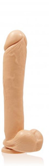 Exxxtreme Dong Suction 12 Inches Beige
