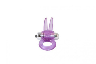 Ribbidy Rabbit Vibrating Cock Ring Purple