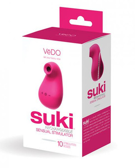 Vedo Suki Rechargeable Sonic Vibe Foxy Pink