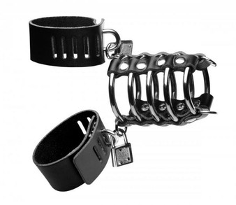 Strict Gates Of Hell Chastity Device Black