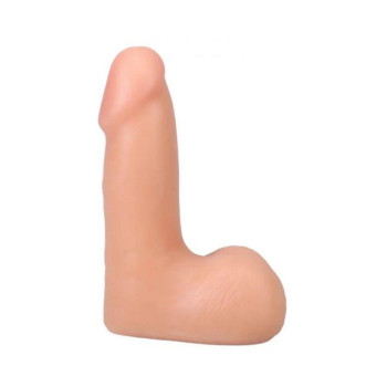 The Realistic Cock 5 In. Ultraskyn Vac-u-lock Dildo With Balls Vanilla