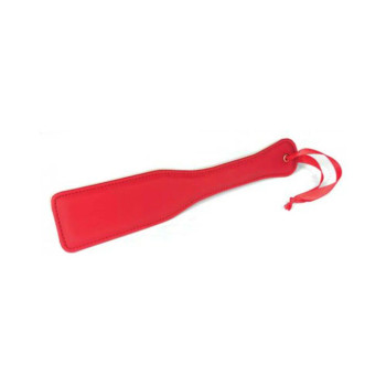 Spartacus Pu Paddle W/reverse Plush - Red Spartacus Pu Paddle W/reverse Plush - Red