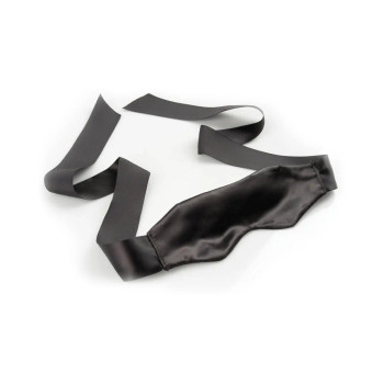 Fetish Fantasy Black Satin Blindfold OS - 603912342611