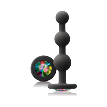 Glams Ripple Rainbow Gem Black - 657447103186