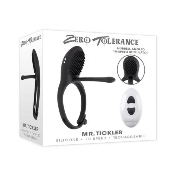 Zero Tolerance Mr. Tickler Rechargeable Remote Controlled Stimulating Adjustable Silicone Cockring B Zero Tolerance Mr. Tickler Rechargeable Remote Controlled Stimulating Adjustable Silicone Cockring B