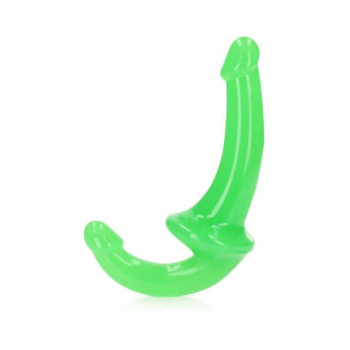 Realrock Glow In The Dark 6 In. Strapless Strap-on Dildo Neon Green Realrock Glow In The Dark 6 In. Strapless Strap-on Dildo Neon Green