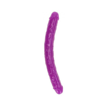 Realrock Glow In The Dark Double Dong 15 In. Dual-ended Dildo Neon Purple Realrock Glow In The Dark Double Dong 15 In. Dual-ended Dildo Neon Purple