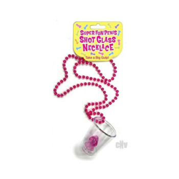 Super Fun Penis Shot Glass Necklace