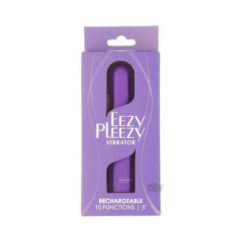Powerbullet Eezy Pleezy 5 In Vibe Rechargeable Purple