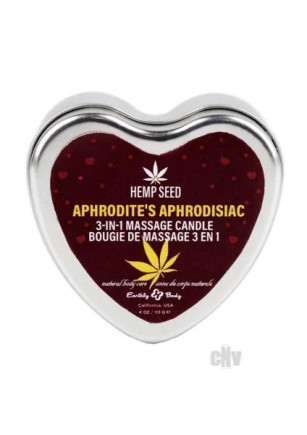 Earthly Body 2024 Valentines 3 In 1 Massage Heart Candle - 4 Oz Aphrodite's Aphrodisiac Earthly Body 2024 Valentines 3 In 1 Massage Heart Candle - 4 Oz Aphrodite's Aphrodisiac