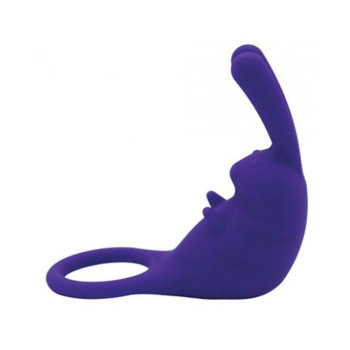 Natalie's Toy Box The Cock Hopper Cock Ring & Bullet Vibrator - Purple Natalie's Toy Box The Cock Hopper Cock Ring & Bullet Vibrator - Purple