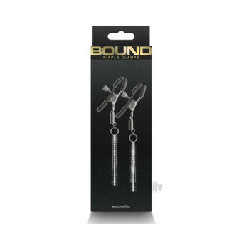 Bound Nipple Clamps D3 Gunmetal Bound Nipple Clamps D3 Gunmetal