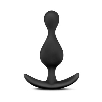 Anal Adventures Platinum Wave Plug Black