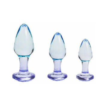 Butties 3pc Acrylic Anal Plug Set Butties 3pc Acrylic Anal Plug Set