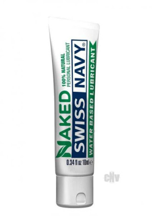 Swiss Navy Naked All Natural Lubricant - 10 Ml Swiss Navy Naked All Natural Lubricant - 10 Ml