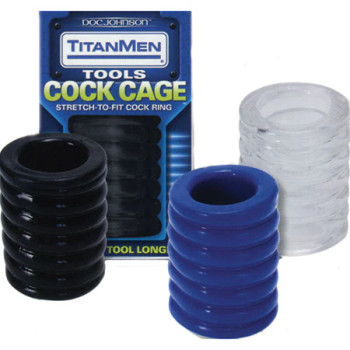 Titanmen Cock Cage Black - 782421889517