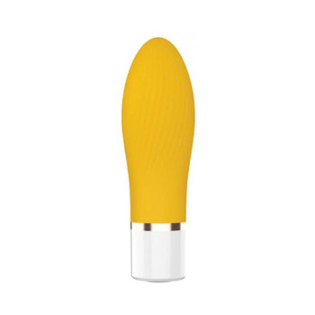 Nobu Mini Suba Ribbed Bullet - Yellow Nobu Mini Suba Ribbed Bullet - Yellow
