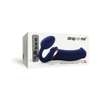 Strap-on-me Multi Orgasm Bendable Strap-on Xl Night Blue Strap-on-me Multi Orgasm Bendable Strap-on Xl Night Blue