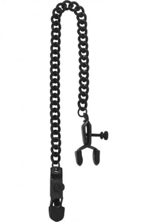 Blackline Adjustable Open Wide Nipple Clamps Black Blackline Adjustable Open Wide Nipple Clamps Black