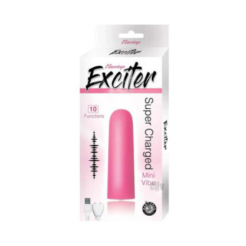 Exciter Mini Vibe Rechargeable Silicone Pink