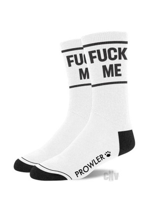 Prowler Red Fuck Me Socks White Prowler Red Fuck Me Socks White