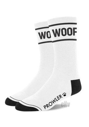 Prowler Red Woof Socks White Prowler Red Woof Socks White