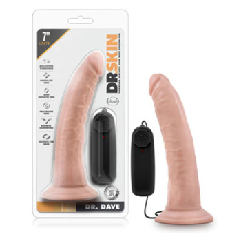 Blush Dr. Skin Dr. Dave 7 Cock w/Suction Cup - Vanilla Blush Dr. Skin Dr. Dave 7 Cock w/Suction Cup - Vanilla