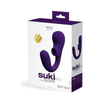 Vedo Suki Plus Rechargeable Dual Sonic Vibe Deep Purple Vedo Suki Plus Rechargeable Dual Sonic Vibe Deep Purple