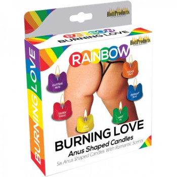 Burning Love Anus Candles Asst Colors & Scents Burning Love Anus Candles Asst Colors & Scents