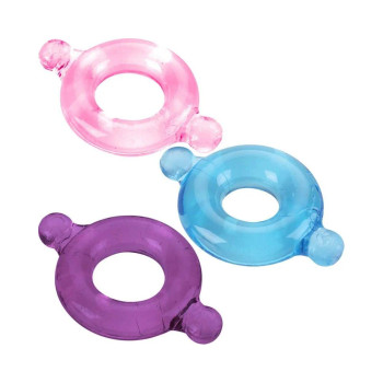 Elastomer C Ring Set - Blue, Purple, Pink Elastomer C Ring Set - Blue, Purple, Pink