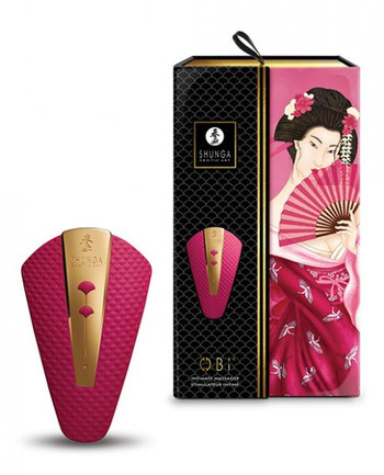 Shunga Obi Intimate Massager - Raspberry Shunga Obi Intimate Massager - Raspberry
