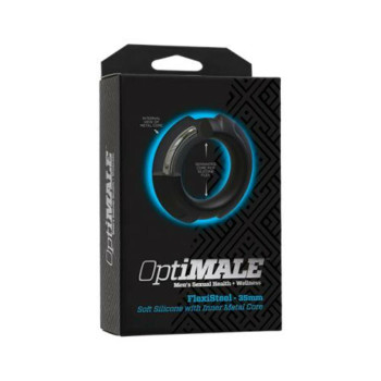 Optimale Flexisteel Cockring 35mm Black