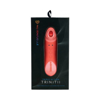 Sensuelle Trinitii Suction Tongue Coral Sensuelle Trinitii Suction Tongue Coral