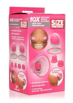 Size Matters 10x Rotate Nipple Suckers Size Matters 10x Rotate Nipple Suckers