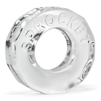Oxballs Atomic Jock Sprocket Cockring - Clear Oxballs Atomic Jock Sprocket Cockring - Clear