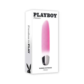 Playboy Bunnies On Parade Rechargeable Pink Playboy Bunnies On Parade Rechargeable Pink