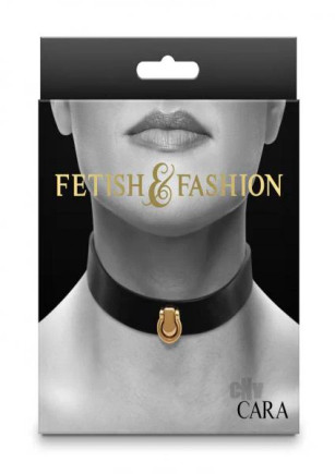 Fetish Fashion Cara Collar Blk/gld Fetish Fashion Cara Collar Blk/gld