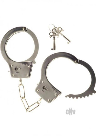 Heay Metal Handcuffs Silver Kink Heay Metal Handcuffs Silver Kink