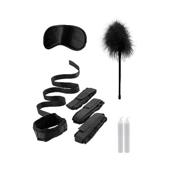 Ouch! - Bed Bindings Restraint Kit - Black Ouch! - Bed Bindings Restraint Kit - Black