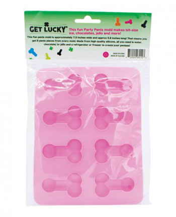 Get Lucky Penis Party Chocolate / Ice Tray - Pink Get Lucky Penis Party Chocolate / Ice Tray - Pink
