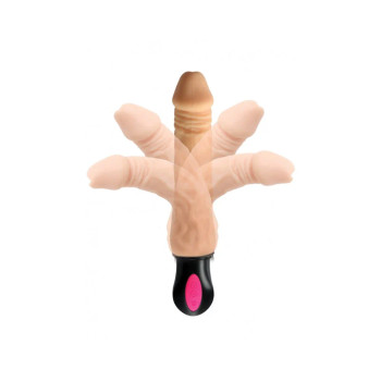Skinsations Vibra-flex Heat Seeker Flexible/warming Dildo 12 Function Skinsations Vibra-flex Heat Seeker Flexible/warming Dildo 12 Function