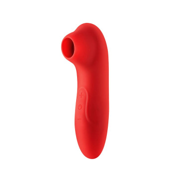 Luv Lab Cs19 Pulsing Clit Stimulator Silicone Red